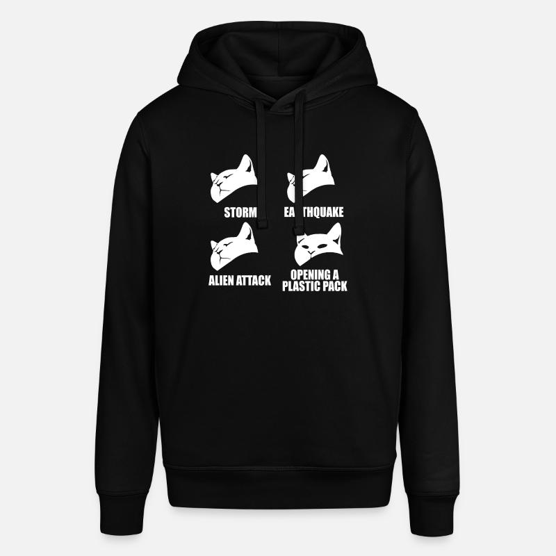 Chat - perception sélective - dire - Sweat à capuche SOUNDER Stanley/Stella Unisexe - noir