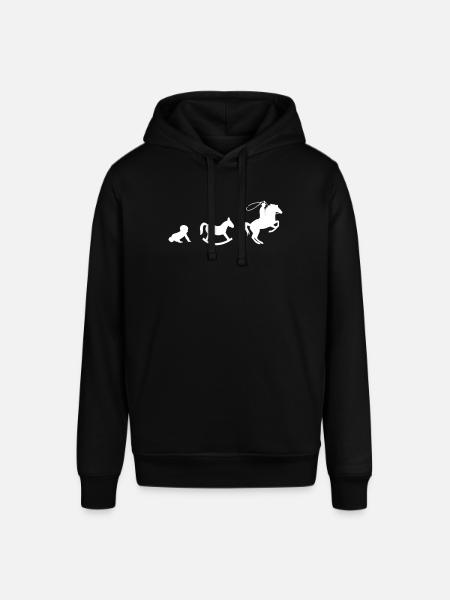 Way to Western Riding - Stanley/Stella SOUNDER Unisex Hoodie - black
