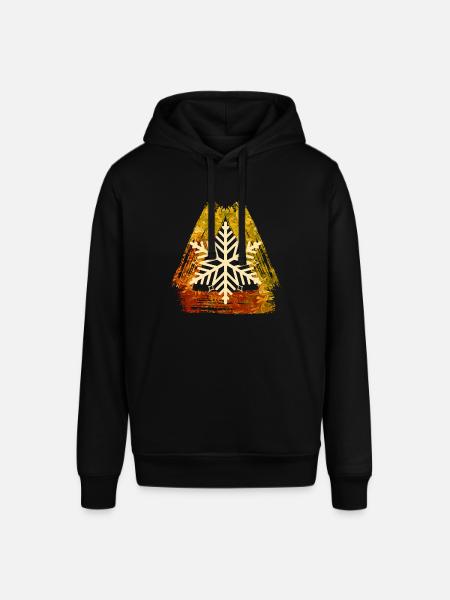 Snowflake E 99 - Stanley/Stella SOUNDER Unisex Hoodie - black
