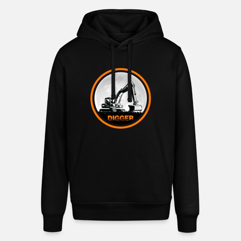 Baggerfahrer Bagger "Digger" Baggerschaufel - Stanley/Stella Unisex Hoodie SOUNDER - Schwarz