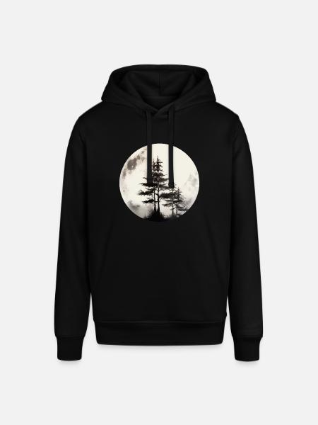 Pine tree - Stanley/Stella SOUNDER Unisex Hoodie - black