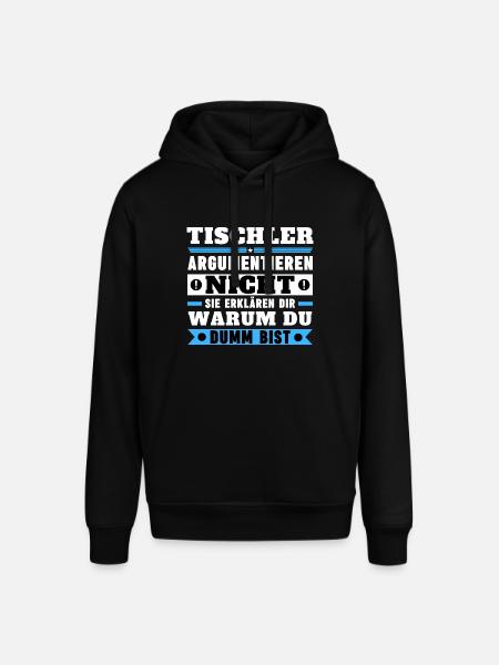 Carpenters don't argue - Stanley/Stella SOUNDER Unisex Hoodie - black