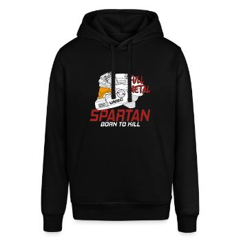 Full Metal Spartan White Edition - Sweat à capuche SOUNDER Stanley/Stella Unisexe - noir - Devant - Alina (178cm) & Michal (187cm)
