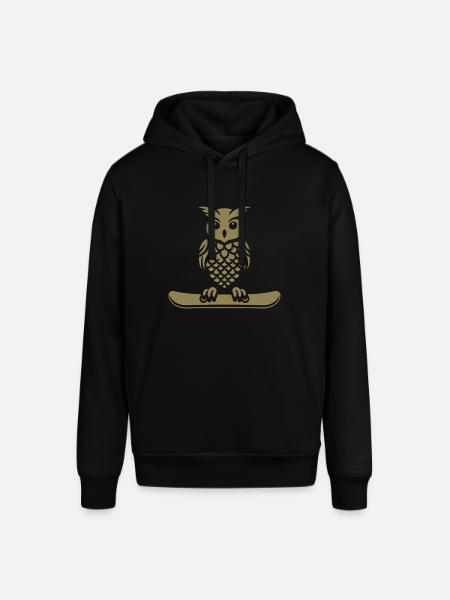Minimalist design: - Stanley/Stella SOUNDER Unisex Hoodie - black