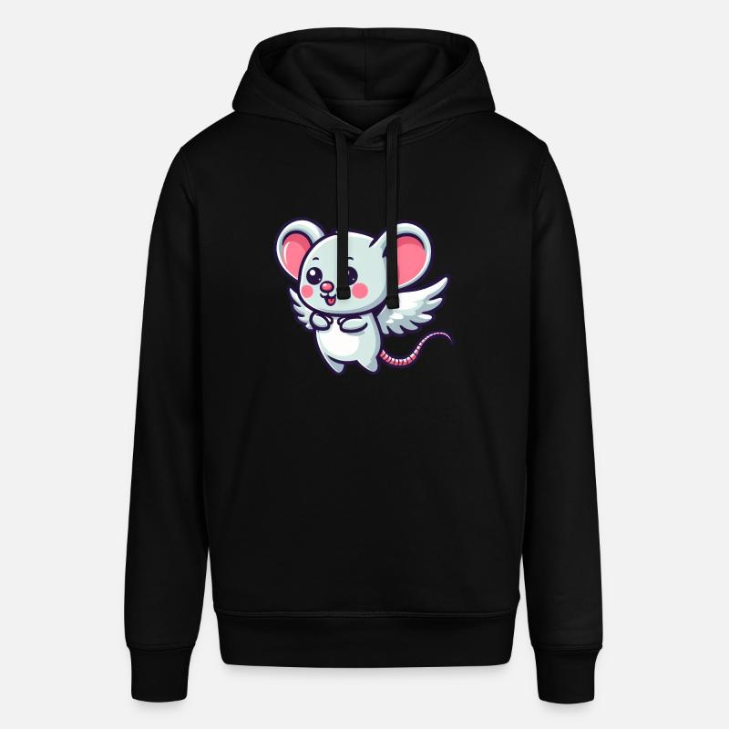 Souris céleste : Rongeur mignon avec - Sweat à capuche SOUNDER Stanley/Stella Unisexe - noir