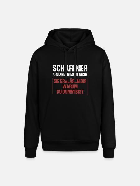Schaffner argumentieren nicht - Stanley/Stella Unisex Hoodie SOUNDER - Schwarz