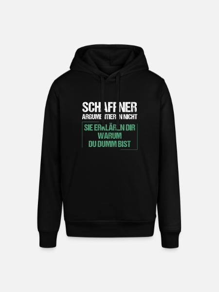 Schaffner argumentieren nicht - Stanley/Stella Unisex Hoodie SOUNDER - Schwarz