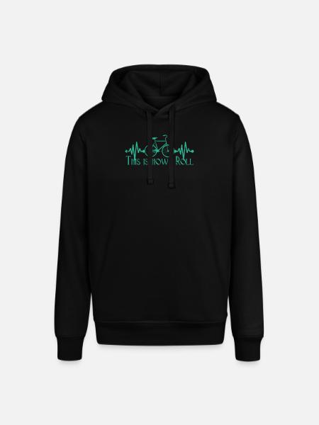 Bicycle - Stanley/Stella SOUNDER Unisex Hoodie - black