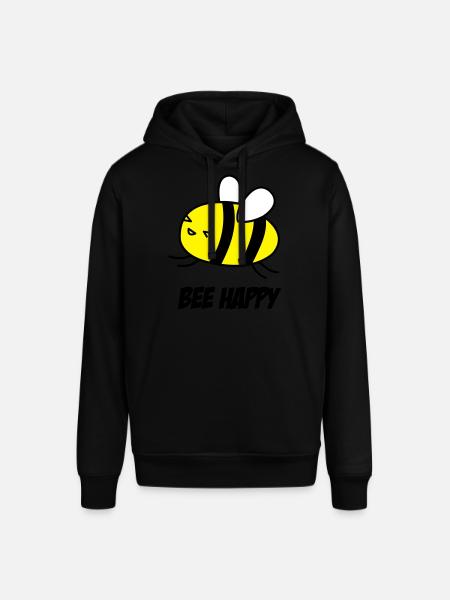 bee happy - Sweat à capuche SOUNDER Stanley/Stella Unisexe - noir