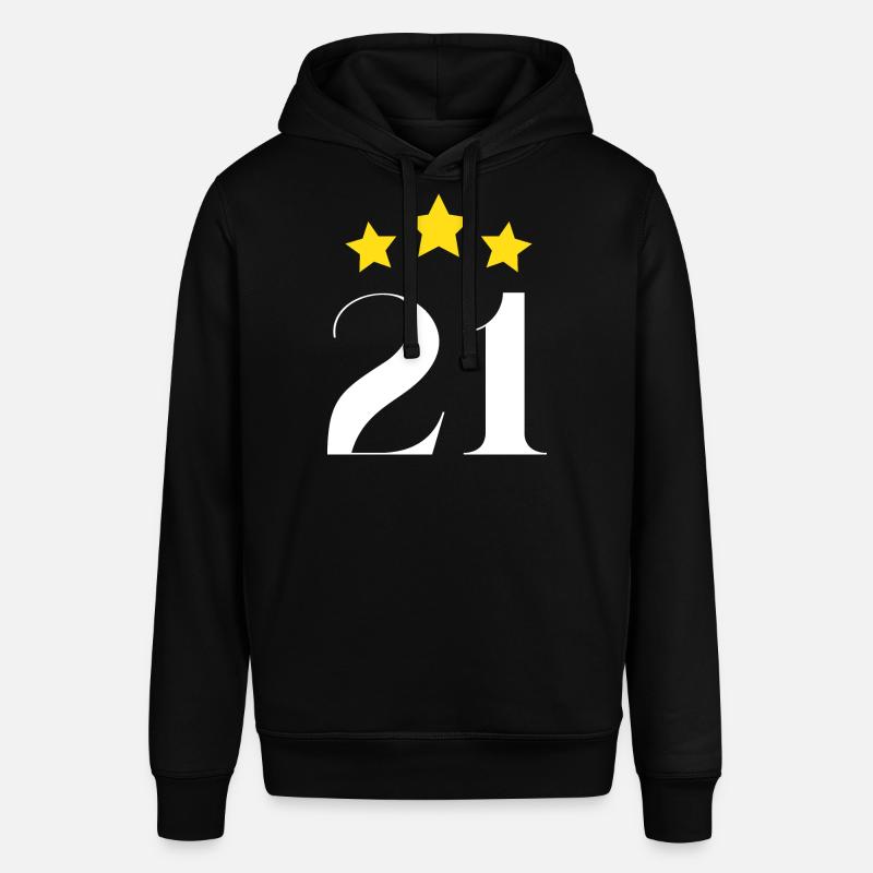 21e anniversaire étoilé - Sweat à capuche SOUNDER Stanley/Stella Unisexe - noir
