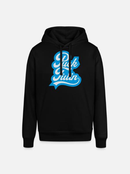 puck futin logo design - Stanley/Stella SOUNDER Unisex Hoodie - black