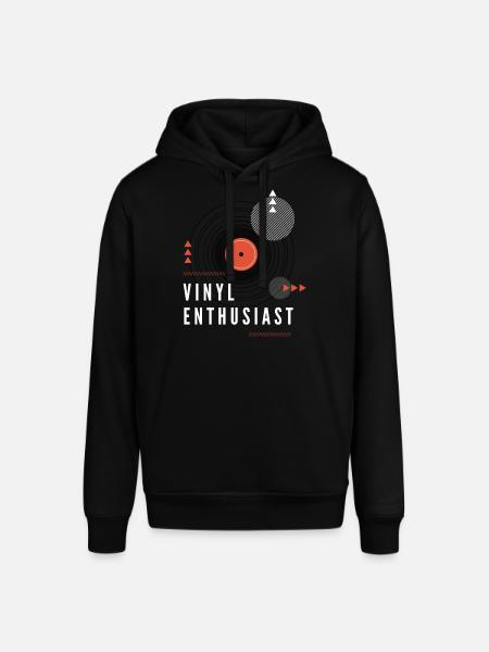 Vinyl Enthusiast - Stanley/Stella SOUNDER Unisex Hoodie - black
