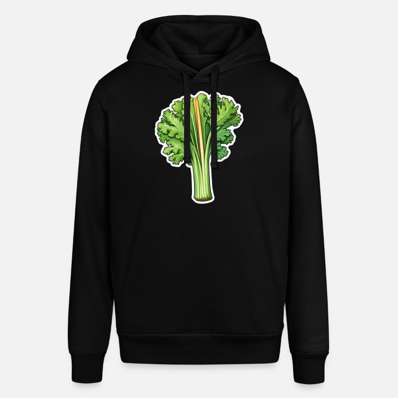 Stangensellerie oder Staudensellerie - Stanley/Stella Unisex Hoodie SOUNDER - Schwarz