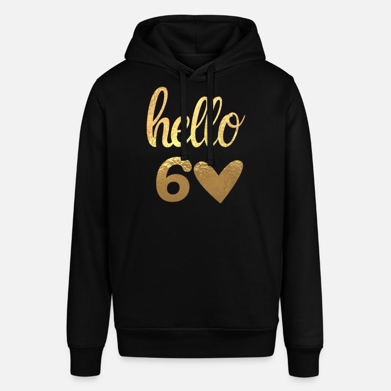 Hello 60 doré - Sweat à capuche SOUNDER Stanley/Stella Unisexe - noir