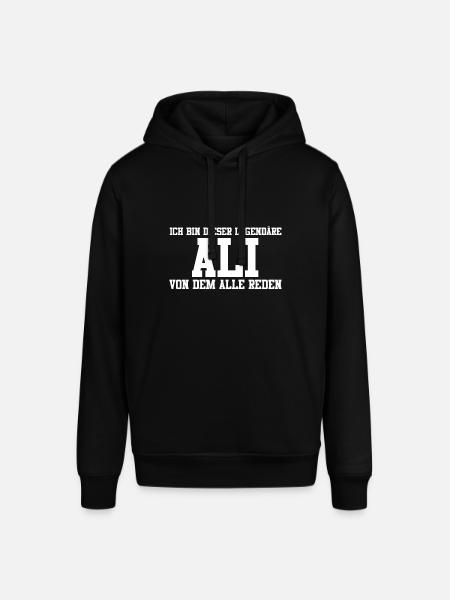 Ali Name Design - Stanley/Stella Unisex Hoodie SOUNDER - Schwarz