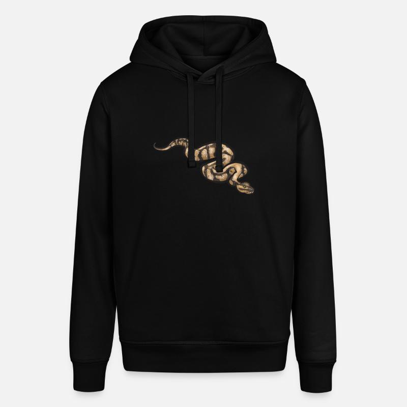 Ball Python Snake King Python - Stanley/Stella SOUNDER Unisex Hoodie - black