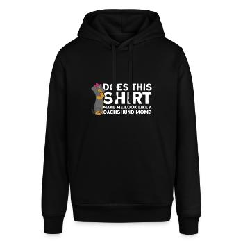 Dackel Dackel Dackel Mama Dackel Haustier - Stanley/Stella Unisex Hoodie SOUNDER - Schwarz - Vorne - Alina (178cm) & Michal (187cm)