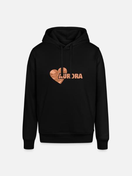 Prénom Aurora - Sweat à capuche SOUNDER Stanley/Stella Unisexe - noir
