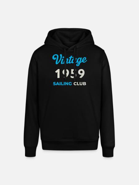 Vintage 1959 – Sailing Club Retro Birth Year - Stanley/Stella SOUNDER Unisex Hoodie - black