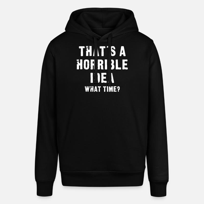 C’est une idée horrible - Sweat à capuche SOUNDER Stanley/Stella Unisexe - noir
