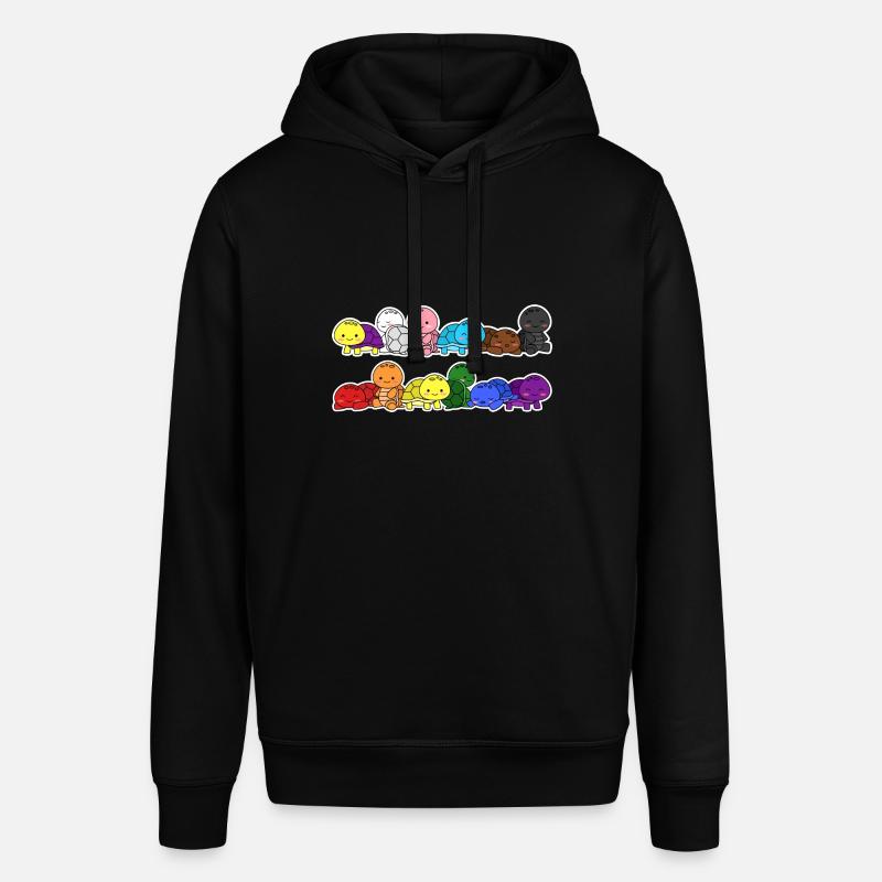 Tortues Flag Pride Progress - Sweat à capuche SOUNDER Stanley/Stella Unisexe - noir