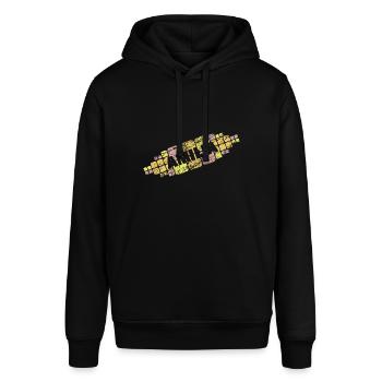 Amilia - Stanley/Stella Unisex Hoodie SOUNDER - Schwarz - Vorne - Alina (178cm) & Michal (187cm)