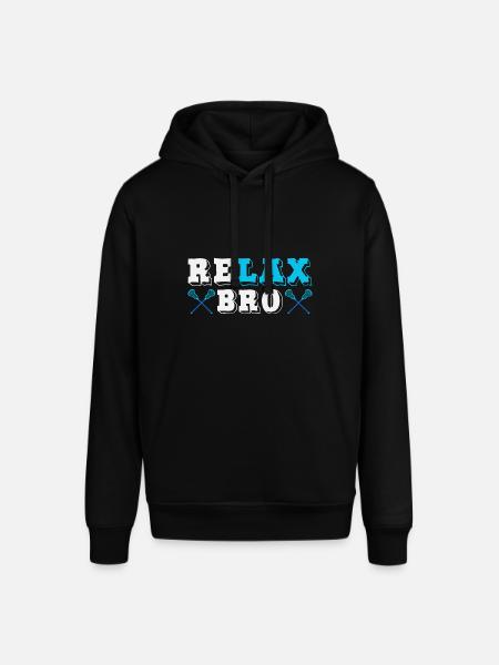 Realx Bro Lacrosse Player - Stanley/Stella SOUNDER Unisex Hoodie - black