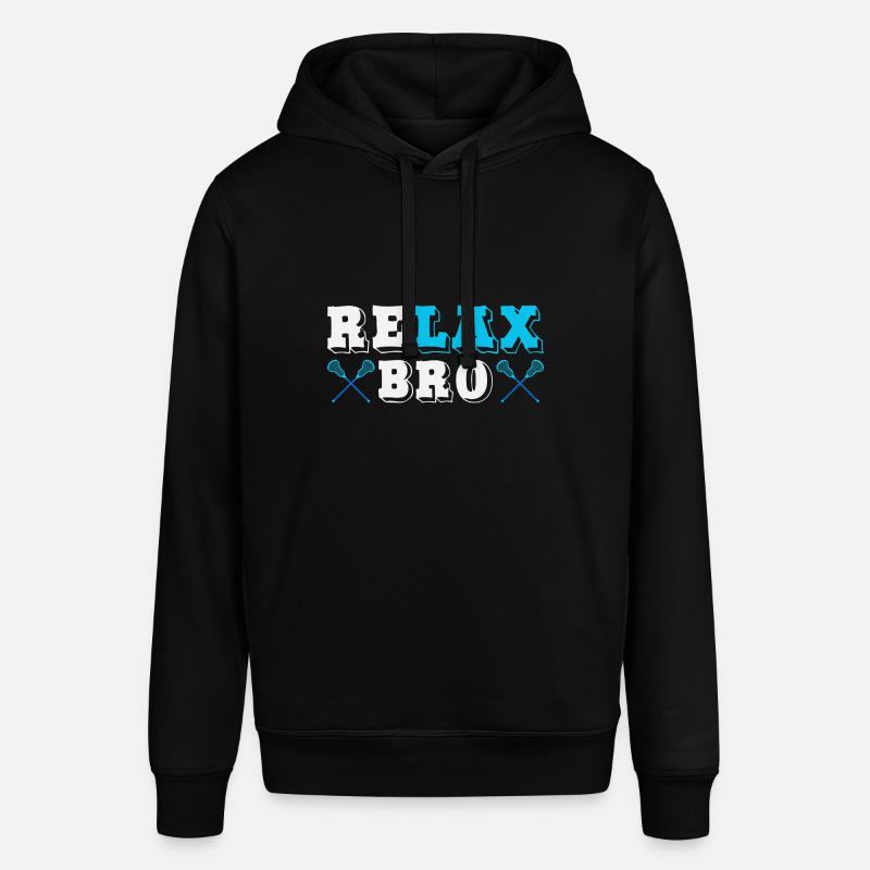 Realx Bro Lacrosse Player - Stanley/Stella SOUNDER Unisex Hoodie - black