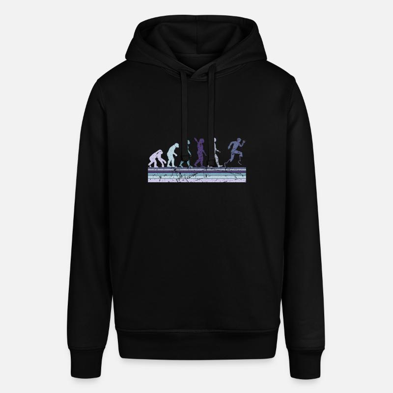 Évolution du Para Running - Sweat à capuche SOUNDER Stanley/Stella Unisexe - noir