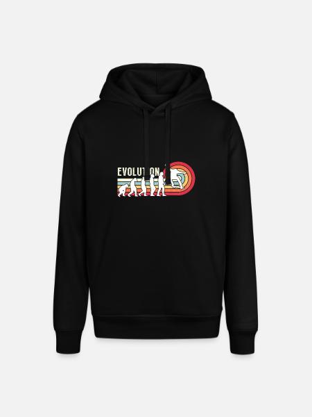 Evolution Skateboarding Skate Retro Streetwear - Stanley/Stella SOUNDER Unisex Hoodie - black