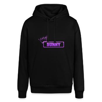 Daughter Sunny - Stanley/Stella SOUNDER Unisex Hoodie - black - Front - Alina (178cm) & Michal (187cm)