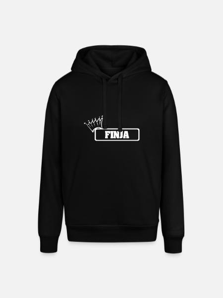 Gift for Finja - Stanley/Stella SOUNDER Unisex Hoodie - black