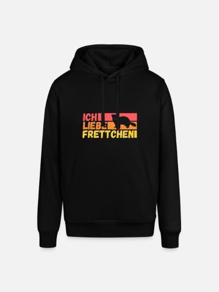 Ich Liebe Frettchen - Stanley/Stella Unisex Hoodie SOUNDER - Schwarz