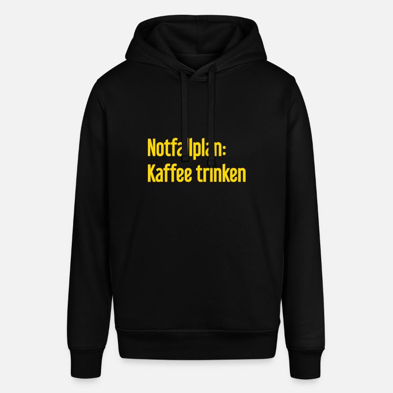 Kaffee-Notfallplan - Stanley/Stella Unisex Hoodie SOUNDER - Schwarz