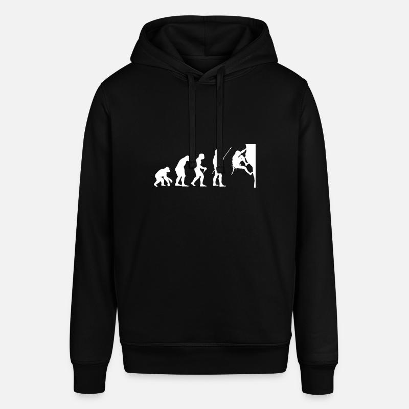 Climbing Evolution Boulderin Mountaineering Boulde - Stanley/Stella Unisex Hoodie SOUNDER - Schwarz
