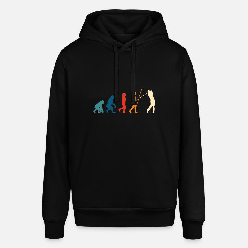 Golf Evolution Golfer Geschenk Golfschläger - Stanley/Stella Unisex Hoodie SOUNDER - Schwarz