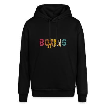Boxen - Stanley/Stella Unisex Hoodie SOUNDER - Schwarz - Vorne - Alina (178cm) & Michal (187cm)