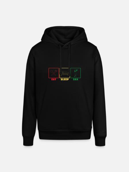 Eat sleep ska - ska music rude boy - Stanley/Stella SOUNDER Unisex Hoodie - black