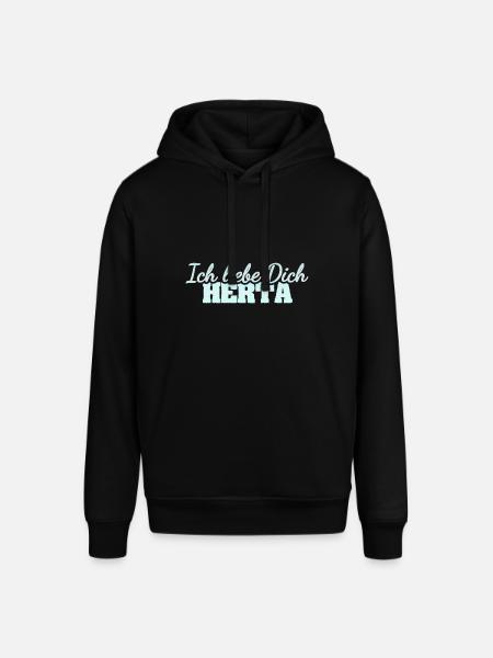 Liebesspruch Herta - Stanley/Stella Unisex Hoodie SOUNDER - Schwarz