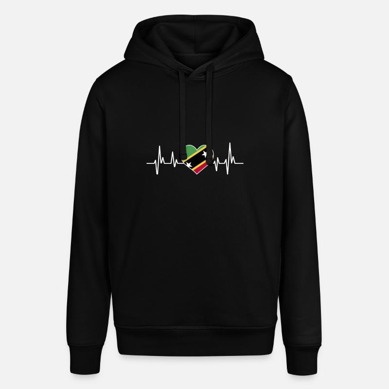 Drapeau de Saint-Kitts-et-Nevis - Sweat à capuche SOUNDER Stanley/Stella Unisexe - noir
