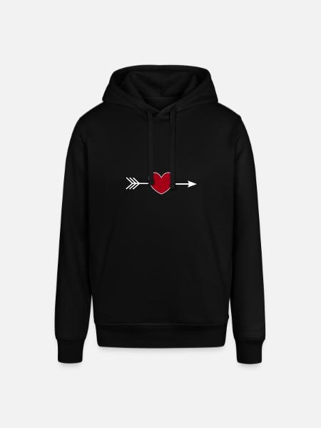 Saint-Valentin, Saint-Valentin, Saint-Valentin - Sweat à capuche SOUNDER Stanley/Stella Unisexe - noir