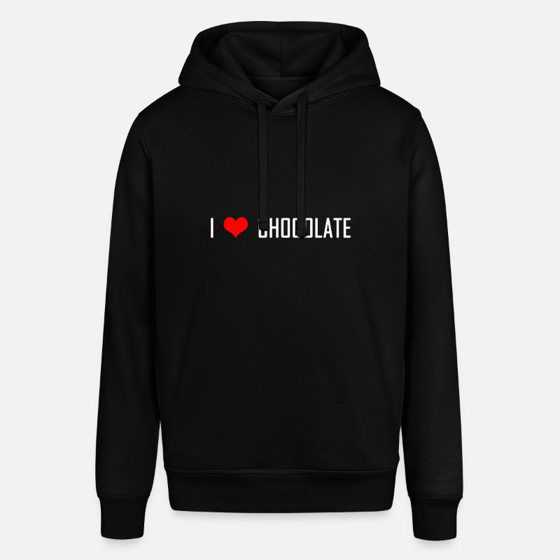 J’aime le chocolat - Sweat à capuche SOUNDER Stanley/Stella Unisexe - noir