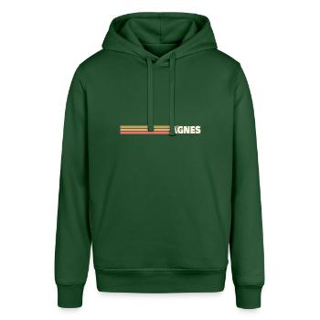 Geschenk für Agnes - Stanley/Stella Unisex Hoodie SOUNDER - Flaschengrün - Vorne - Alina (178cm) & Michal (187cm)