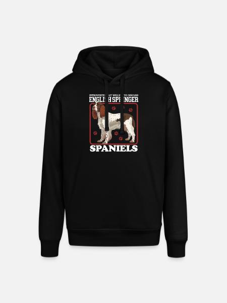 English Springer Spaniel Geschenke - Stanley/Stella Unisex Hoodie SOUNDER - Schwarz