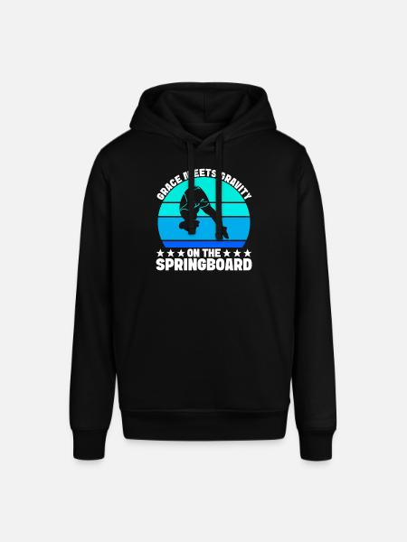 Diving diving board - Stanley/Stella SOUNDER Unisex Hoodie - black