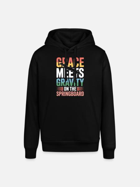 Diving diving board - Stanley/Stella SOUNDER Unisex Hoodie - black
