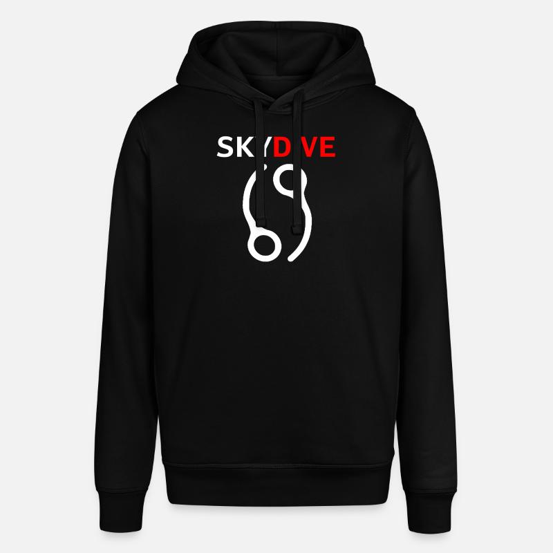 Skydive Pin 69 Blanc - Sweat à capuche SOUNDER Stanley/Stella Unisexe - noir