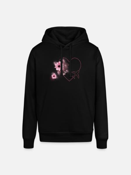Travel from your heart's content - Stanley/Stella SOUNDER Unisex Hoodie - black