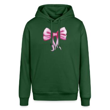 Schleife - Stanley/Stella Unisex Hoodie SOUNDER - Flaschengrün - Vorne - Alina (178cm) & Michal (187cm)