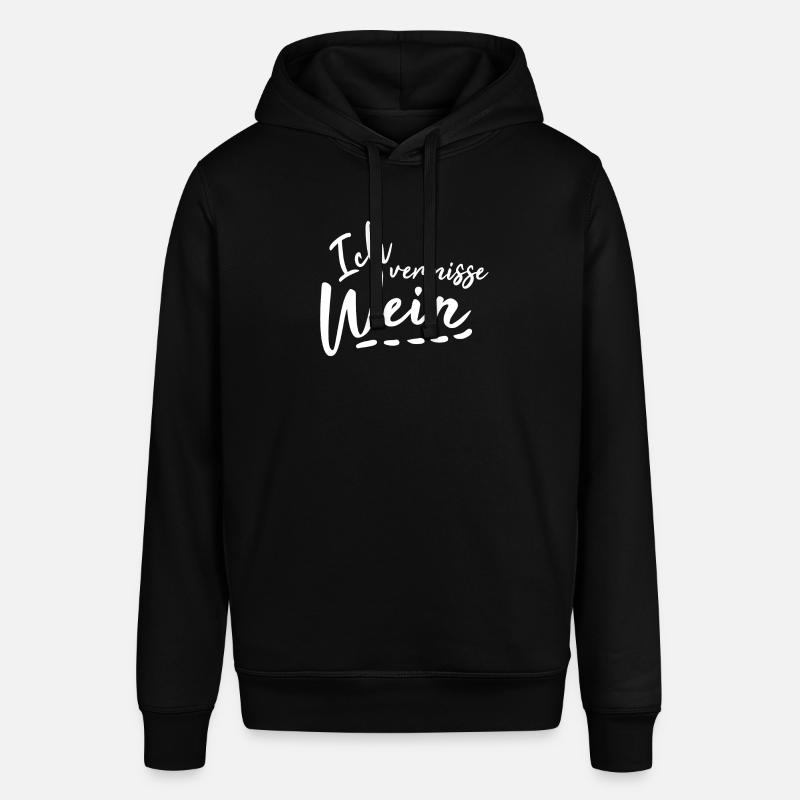 Le vin me manque - Sweat à capuche SOUNDER Stanley/Stella Unisexe - noir